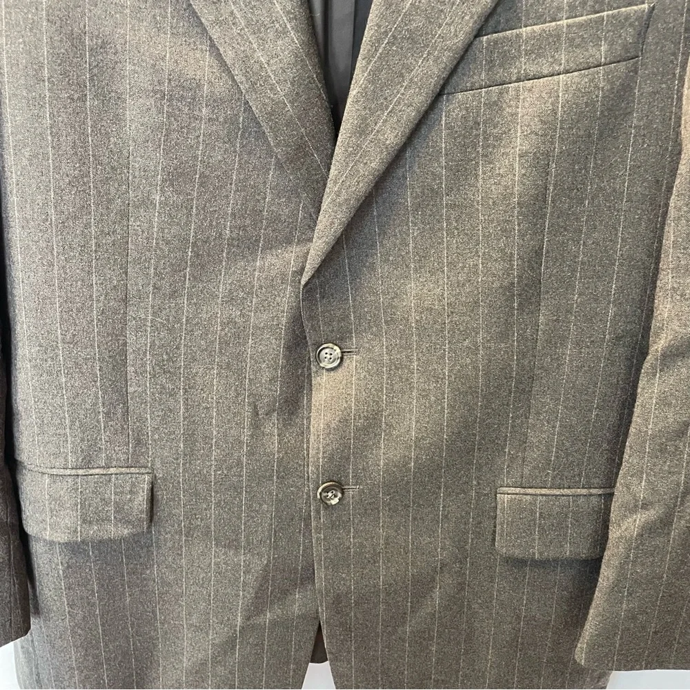Gieves &‎ Hawkes Pinstripe 100% Wool Blazer Formal Business Men’s Size 41R USA